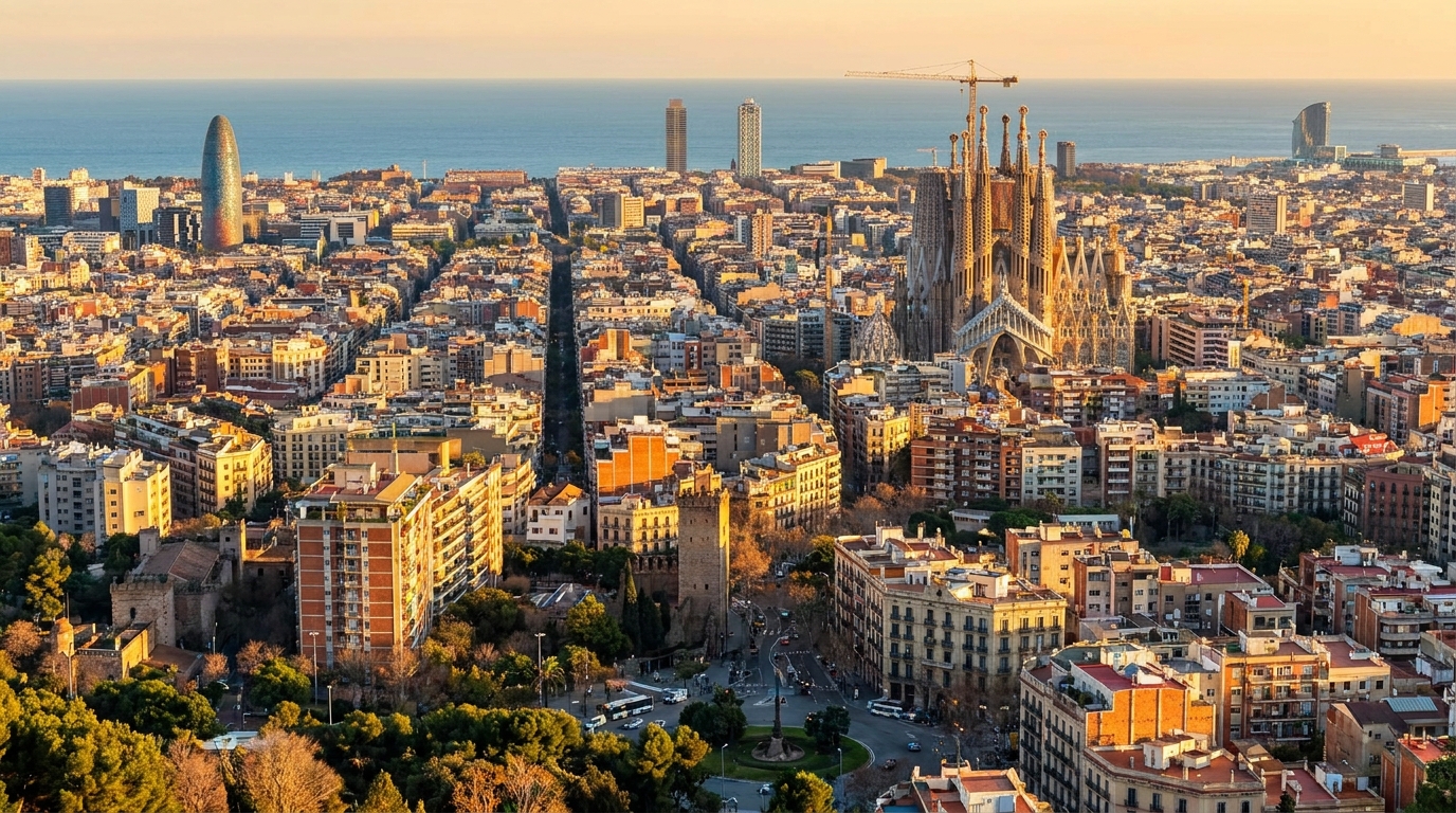 Barcelona Skyline Vendopor Inmobiliarias de Barcelona